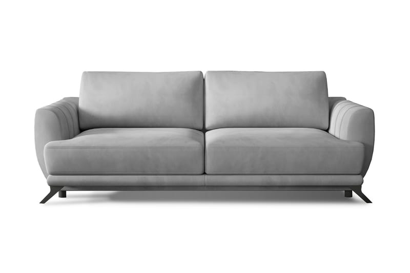 3-sits Sovesofa Megisti - Lysegrå - Møbler - Sofaer - Sovesofaer - 3 seters sovesofa