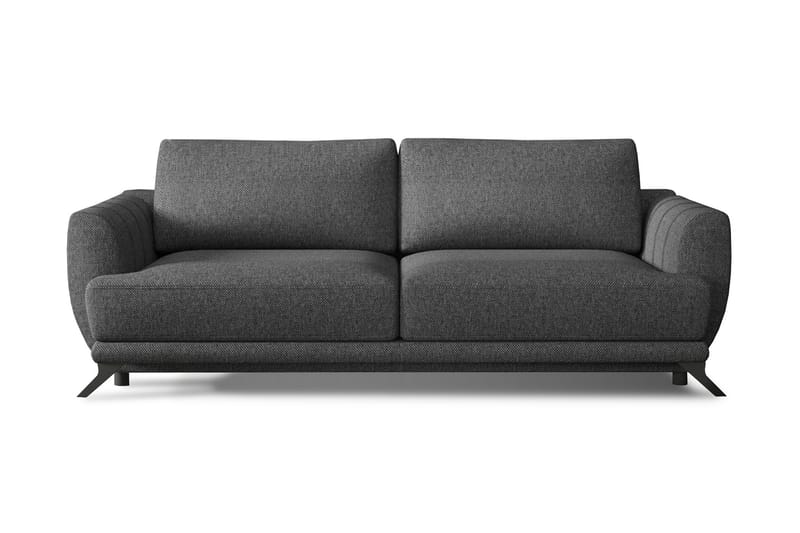 3-sits Sovesofa Megisti - Mørkegrå - Møbler - Sofaer - Sovesofaer - 3 seters sovesofa