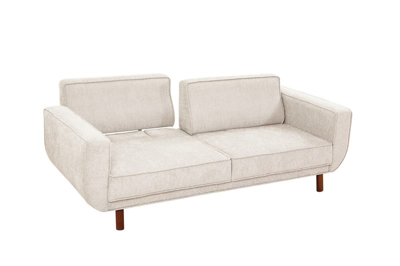 3-seters Sovesofa Austen - Krem - Møbler - Sofaer - Sovesofaer - 3 seters sovesofa