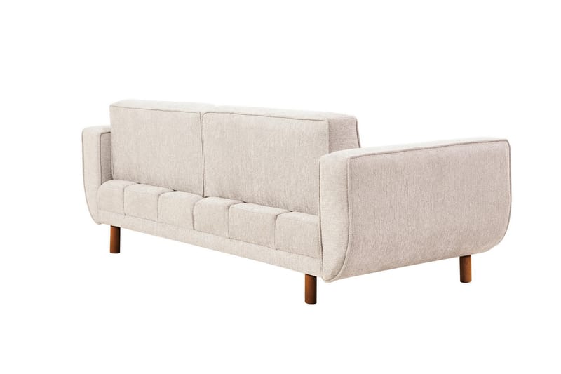 3-seters Sovesofa Austen - Krem - Møbler - Sofaer - Sovesofaer - 3 seters sovesofa