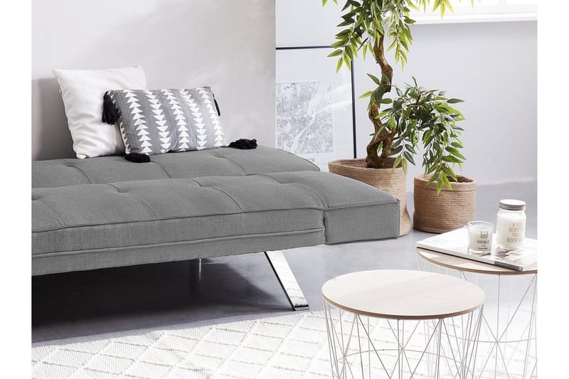 Divansofa Bristol 180 cm - Grå - Møbler - Sofaer - Sovesofaer - 3 seters sovesofa