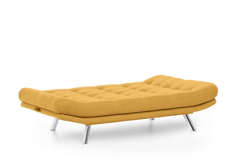 Sovesofa 3-seter Perc 200x104 cm - Sennepsgul - Møbler - Sofaer - Sovesofaer - 3 seters sovesofa