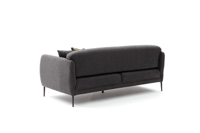 Sovesofa 3-seters Genna 180x90 cm - Antrasitt - Møbler - Sofaer - Sovesofaer - 3 seters sovesofa