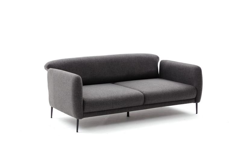 Sovesofa 3-seters Genna 180x90 cm - Antrasitt - 3 seters sovesofa