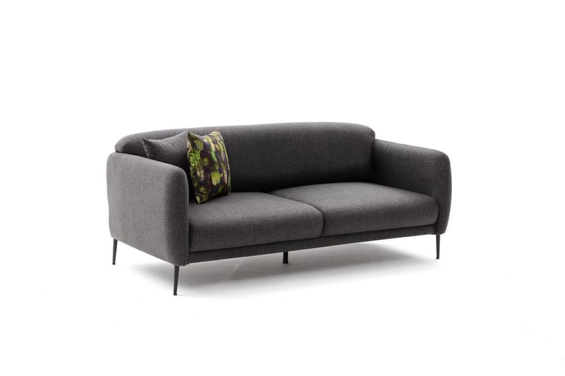 Sovesofa 3-seters Genna 180x90 cm - Antrasitt - 3 seters sovesofa