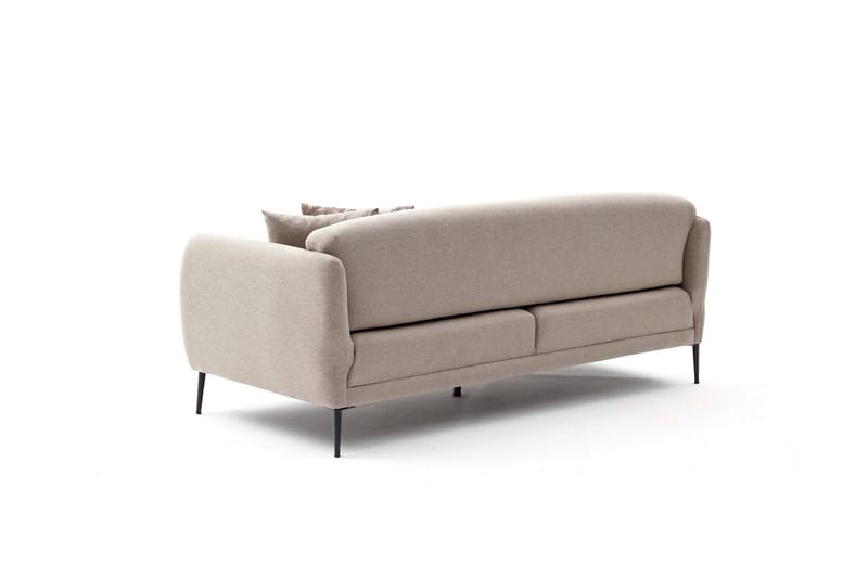 Sovesofa 3-seters Genna 180x90 cm - Beige - Møbler - Sofaer - Sovesofaer - 3 seters sovesofa