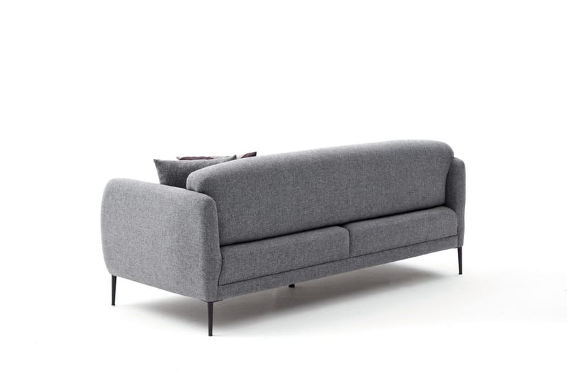 Sovesofa 3-seters Genna 180x90 cm - Grå - 3 seters sovesofa