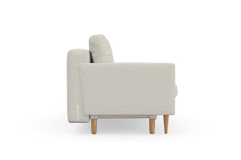 Sovesofa Alory med Oppbevaring 3-seter - Beige/Grå - Møbler - Sofaer - Sovesofaer - 3 seters sovesofa