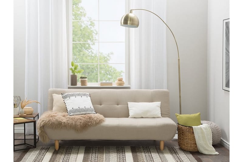 Sovesofa Alsten 182 cm - Beige - Møbler - Sofaer - Sovesofaer - 3 seters sovesofa