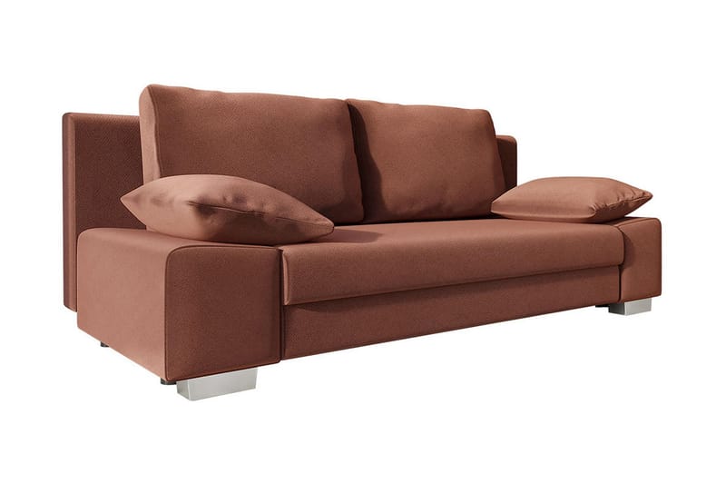 Sovesofa - Brun - Møbler - Sofaer - Sovesofaer - 3 seters sovesofa