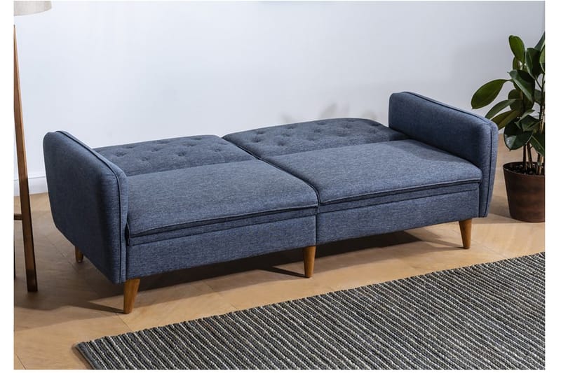 Sovesofa Buddi 3-seter - Mørkeblå - Møbler - Sofaer - Sovesofaer - 3 seters sovesofa