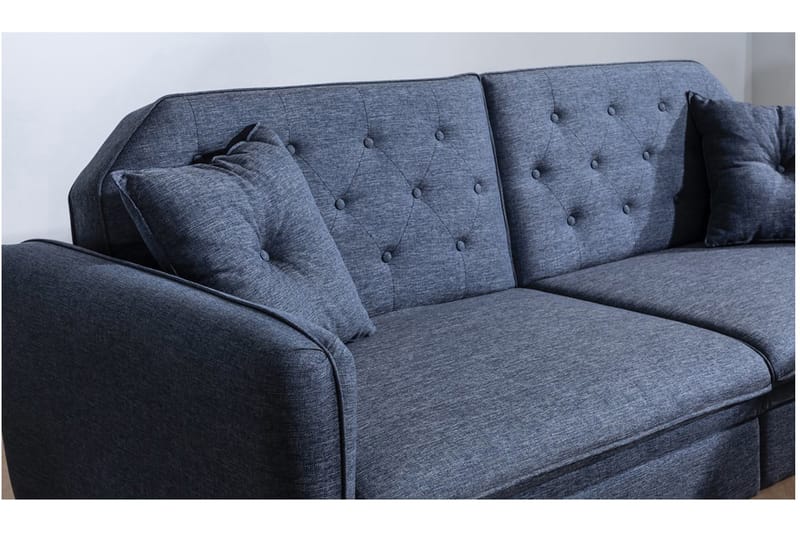 Sovesofa Buddi 3-seter - Mørkeblå - Møbler - Sofaer - Sovesofaer - 3 seters sovesofa