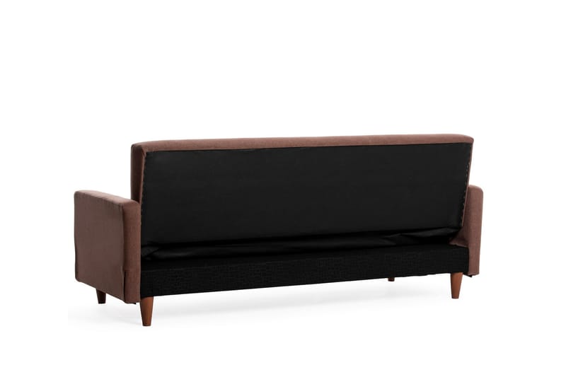 Sovesofa Hiko - Brun - Møbler - Sofaer - Sovesofaer - 3 seters sovesofa