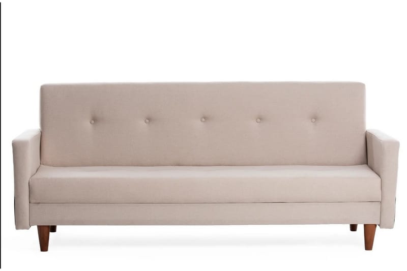 Sovesofa Hiko - Cream - Møbler - Sofaer - Sovesofaer - 3 seters sovesofa