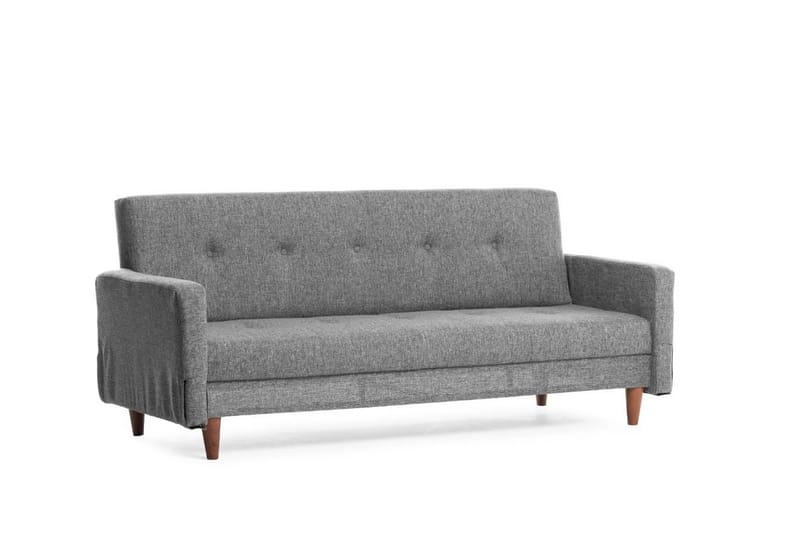 Sovesofa Hiko - Lysegrå - Møbler - Sofaer - Sovesofaer - 3 seters sovesofa