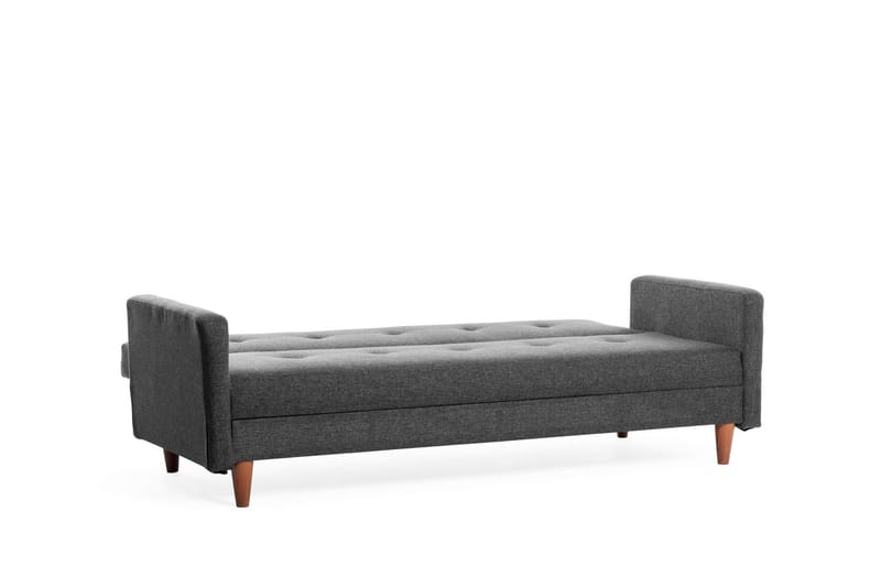 Sovesofa Hiko - Mørkegrå - Møbler - Sofaer - Sovesofaer - 3 seters sovesofa