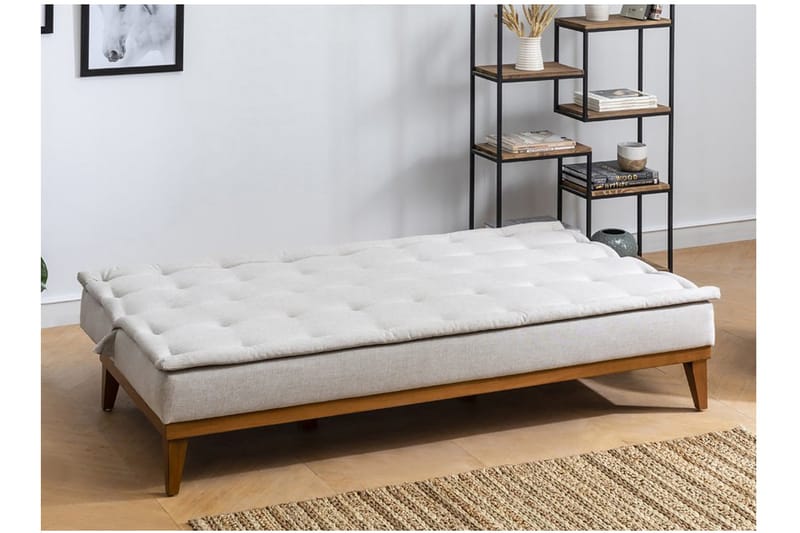 Sovesofa Jagoda 3-seter - Beige - Møbler - Sofaer - Sovesofaer - 3 seters sovesofa