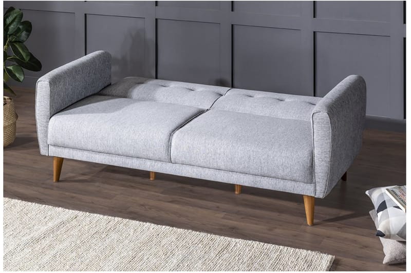 Sovesofa Kajla 3-seter - Grå - Møbler - Sofaer - Sovesofaer - 3 seters sovesofa