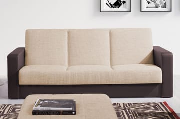 Sovesofa Kolder 222x97x88 cm - Møbler - Sofaer - Sovesofaer - 3 seters sovesofa