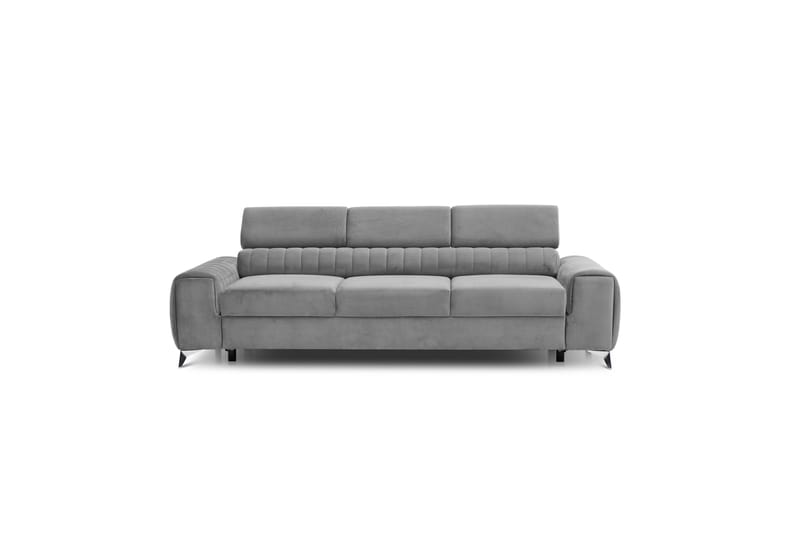 Sovesofa Laucha 3-seter - Grå - Møbler - Sofaer - Sovesofaer - 3 seters sovesofa