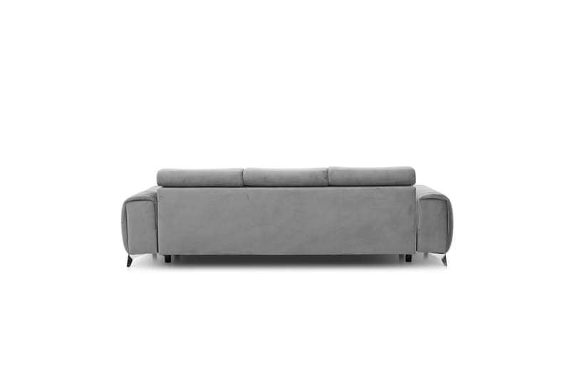 Sovesofa Laucha 3-seter - Grå - Møbler - Sofaer - Sovesofaer - 3 seters sovesofa