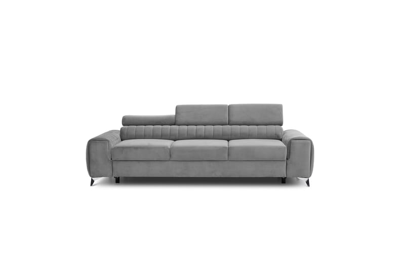 Sovesofa Laucha 3-seter - Grå - Møbler - Sofaer - Sovesofaer - 3 seters sovesofa