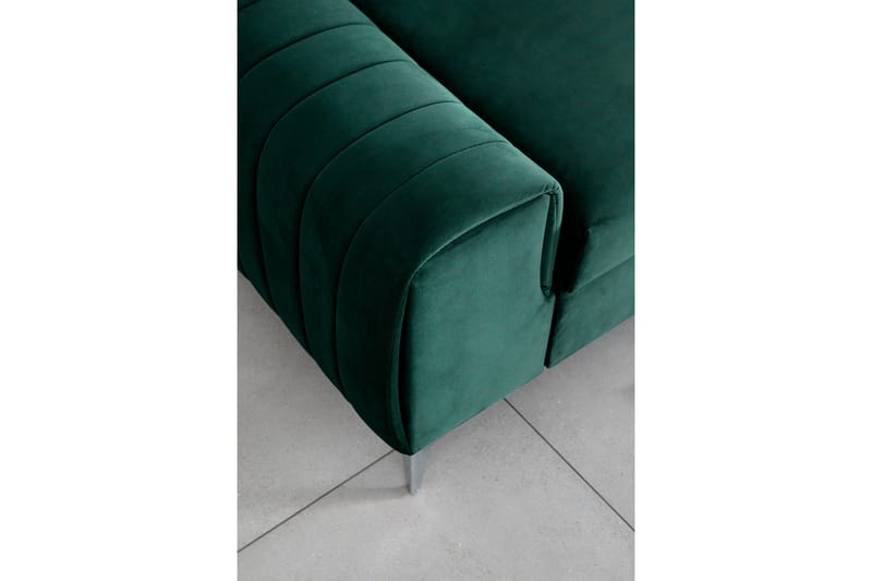 Sovesofa Laucha 3-seter - Grønn - Møbler - Sofaer - Sovesofaer - 3 seters sovesofa