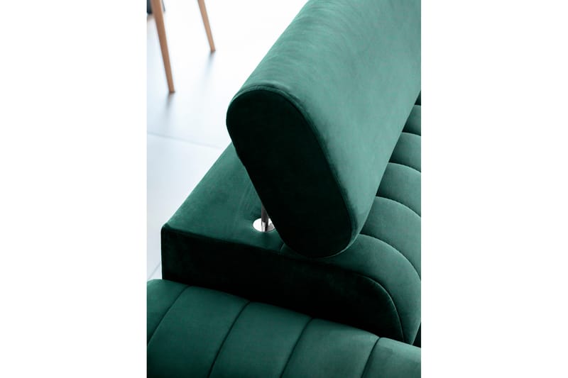 Sovesofa Laucha 3-seter - Grønn - Møbler - Sofaer - Sovesofaer - 3 seters sovesofa