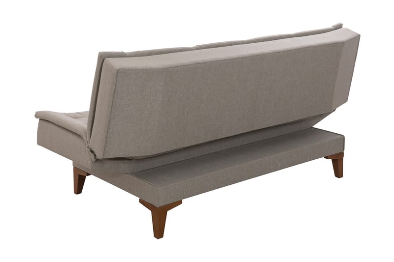 Sovesofa Longburn 3-seters 106x186 - Krem - Møbler - Sofaer - Sovesofaer - 3 seters sovesofa