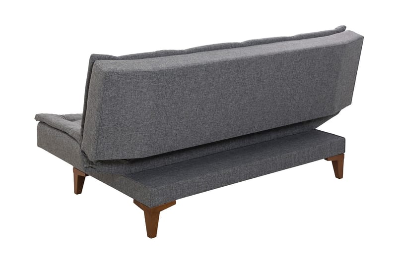 Sovesofa Longburn 3-seters 106x188 - Mørkegrå - Møbler - Sofaer - Sovesofaer - 3 seters sovesofa