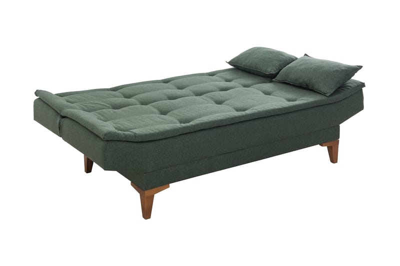 Sovesofa Longburn 3-seters 106x190 - Grønn - Møbler - Sofaer - Sovesofaer - 3 seters sovesofa