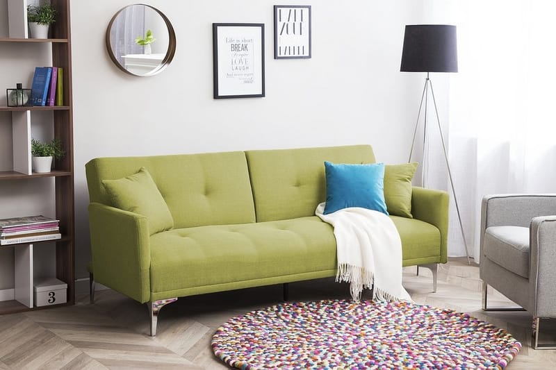 Sovesofa Lucan 178 cm - Grønn - Møbler - Sofaer - Sovesofaer - 3 seters sovesofa