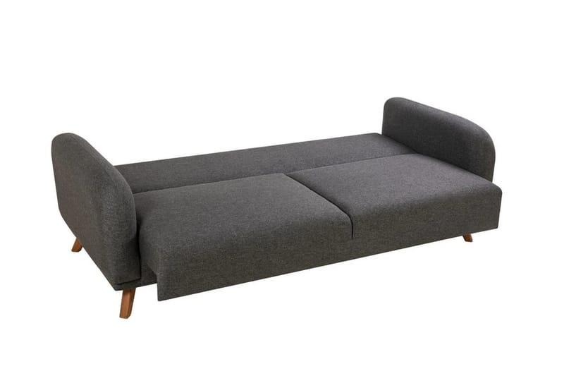 Sovesofa Malkiat - Antrasitt - Møbler - Sofaer - Sovesofaer - 3 seters sovesofa