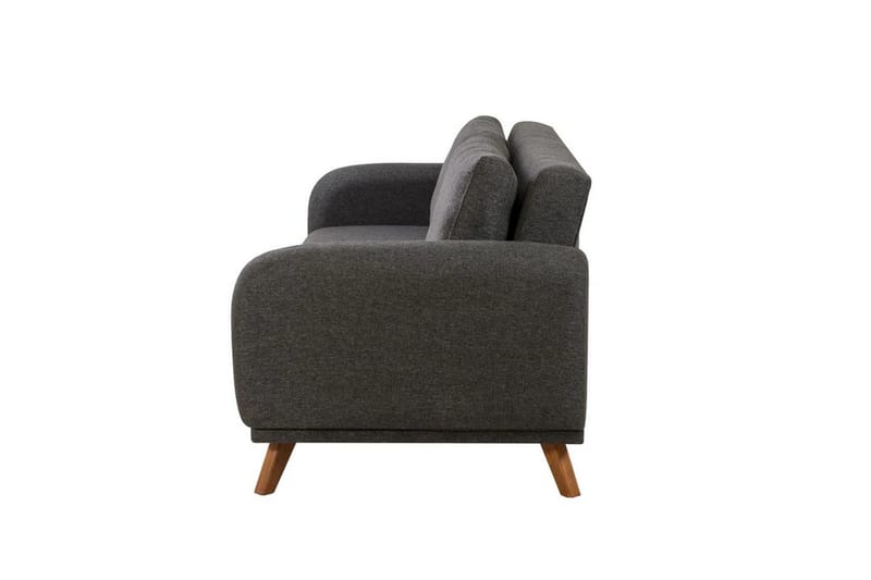 Sovesofa Malkiat - Antrasitt - Møbler - Sofaer - Sovesofaer - 3 seters sovesofa