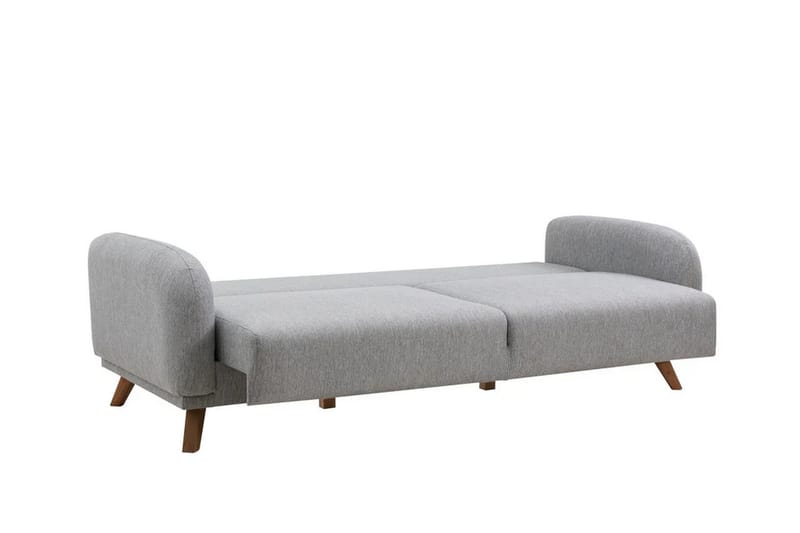 Sovesofa Malkiat - Grå - Møbler - Sofaer - Sovesofaer - 3 seters sovesofa