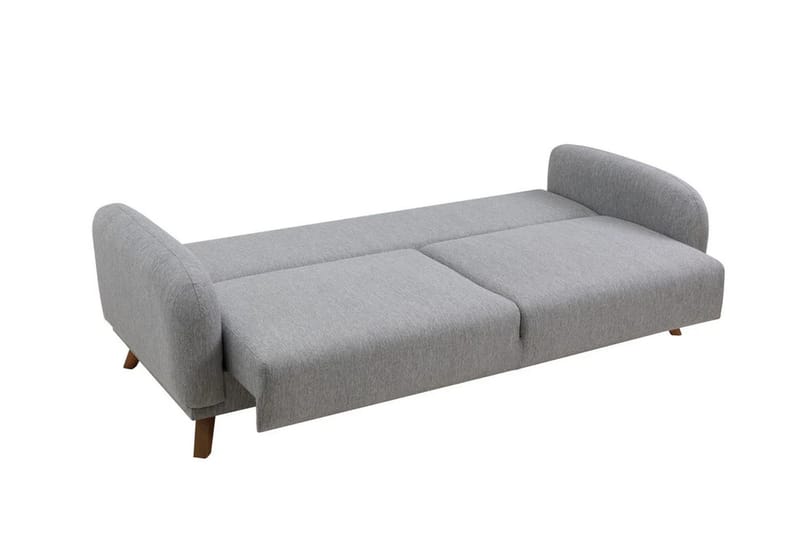 Sovesofa Malkiat - Grå - Møbler - Sofaer - Sovesofaer - 3 seters sovesofa