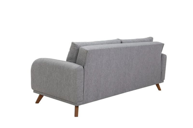 Sovesofa Malkiat - Grå - Møbler - Sofaer - Sovesofaer - 3 seters sovesofa