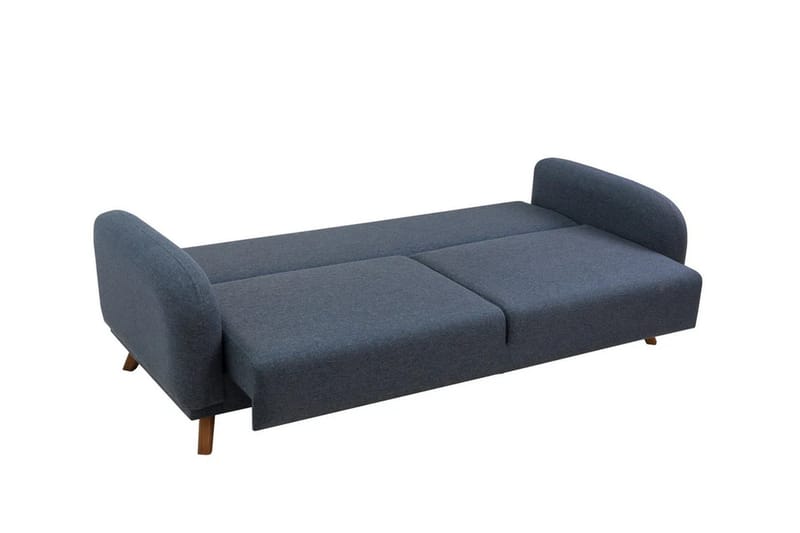 Sovesofa Malkiat - Mørkeblå - Møbler - Sofaer - Sovesofaer - 3 seters sovesofa