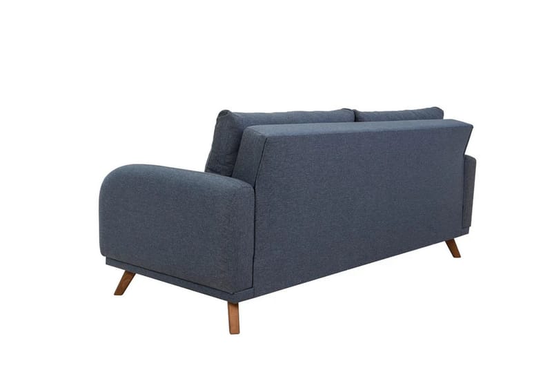 Sovesofa Malkiat - Mørkeblå - Møbler - Sofaer - Sovesofaer - 3 seters sovesofa