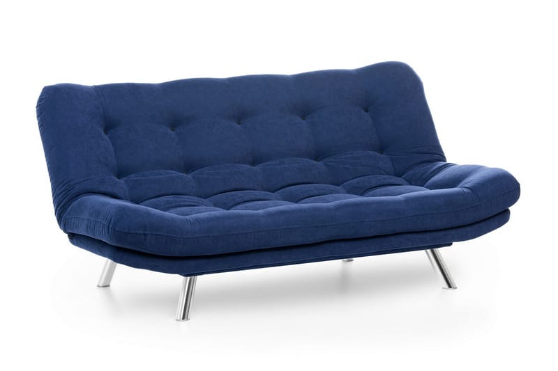 Sovesofa Mallie 3-seter - Marineblå - Møbler - Sofaer - Sovesofaer - 3 seters sovesofa