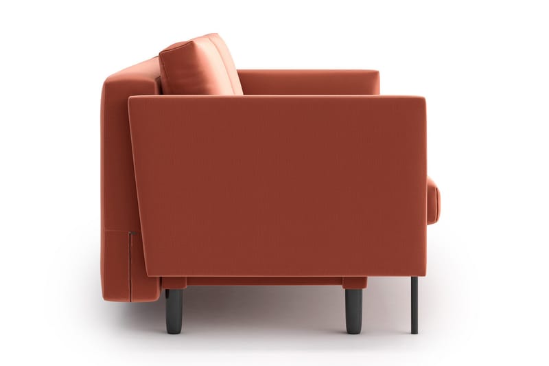 Sovesofa Nordquist 3-sits - Rosa - Møbler - Sofaer - Sovesofaer - 3 seters sovesofa