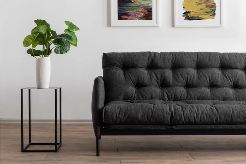 Sovesofa Renge - Mørkegrå - Møbler - Sofaer - Sovesofaer - 3 seters sovesofa