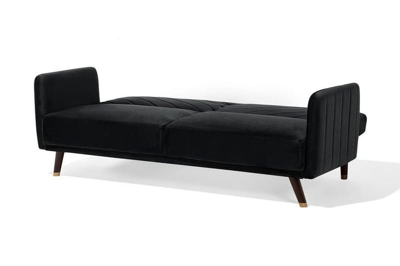 Sovesofa Senja 200 cm - Svart - Møbler - Sofaer - Sovesofaer - 3 seters sovesofa