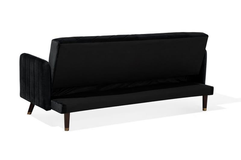 Sovesofa Senja 200 cm - Svart - Møbler - Sofaer - Sovesofaer - 3 seters sovesofa