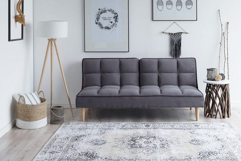 Sovesofa Siljan 177 cm - Blå - Møbler - Sofaer - Sovesofaer - 3 seters sovesofa