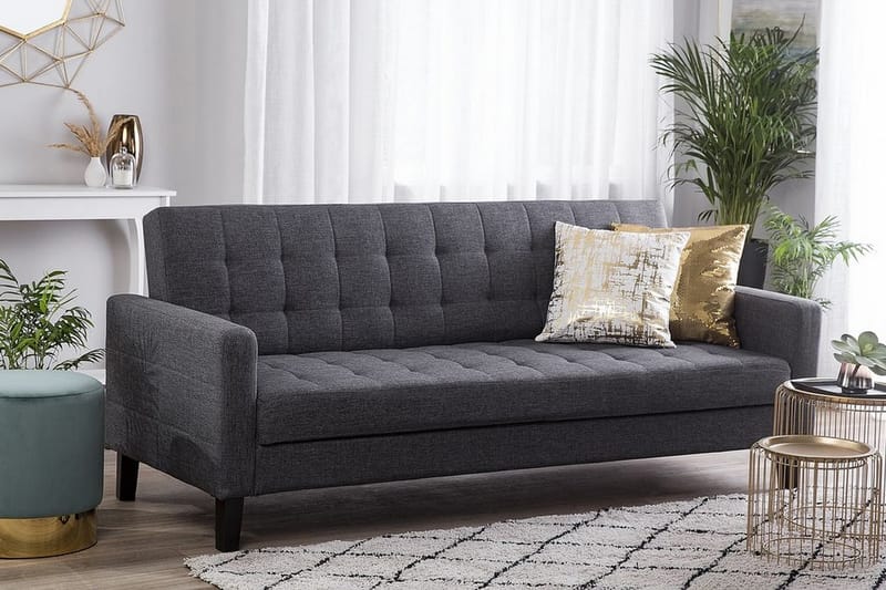 Sovesofa Vehkoo 200 cm - Grå - Møbler - Sofaer - Sovesofaer - 3 seters sovesofa