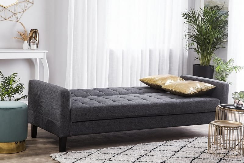 Sovesofa Vehkoo 200 cm - Grå - Møbler - Sofaer - Sovesofaer - 3 seters sovesofa