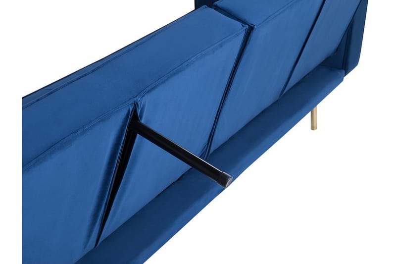 Sovesofa Visnes 218 cm - Blå - Møbler - Sofaer - Sovesofaer - 3 seters sovesofa