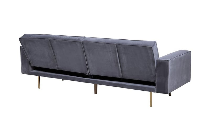 Sovesofa Visnes 218 Cm - Grå - Møbler - Sofaer - Sovesofaer - 3 seters sovesofa