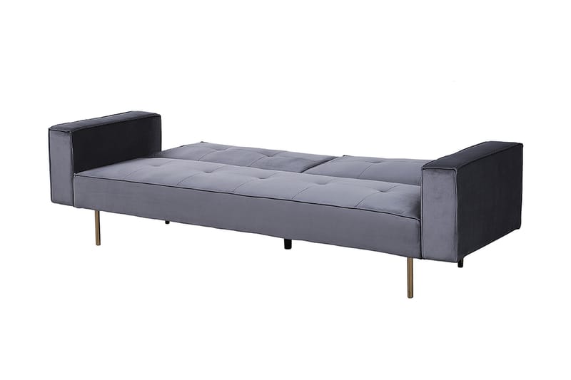 Sovesofa Visnes 218 Cm - Grå - Møbler - Sofaer - Sovesofaer - 3 seters sovesofa